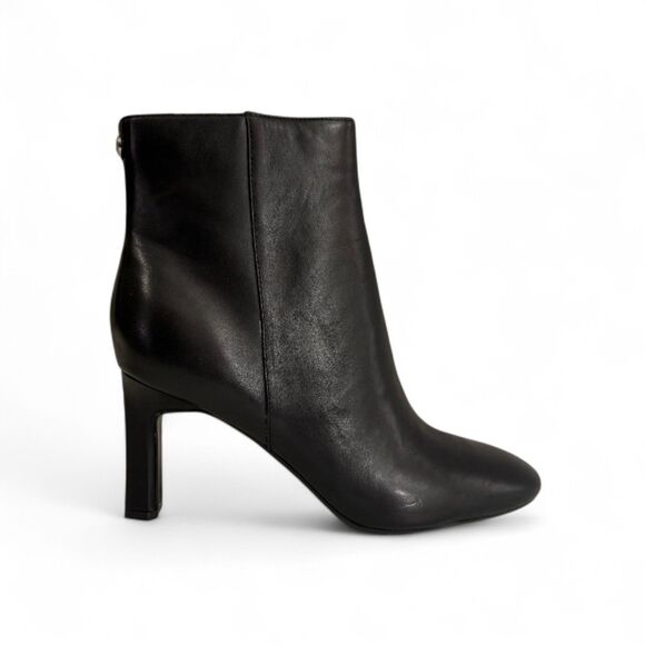 NINE WEST Nance 9x9 Tapered Heel Black Dress Boots Booties, NEW! Size 11 - Picture 1 of 7